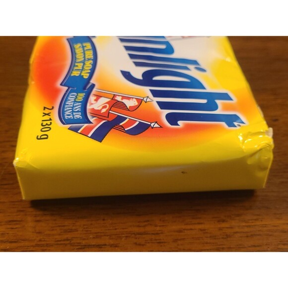 NOS Sunlight PURE SOAP Laundry Detergent Bar 2 x 130 g Made in Canada Multi Avl - Picture 7 of 10